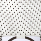 HomeRoots White And Chocolate Rattan Counter Stool