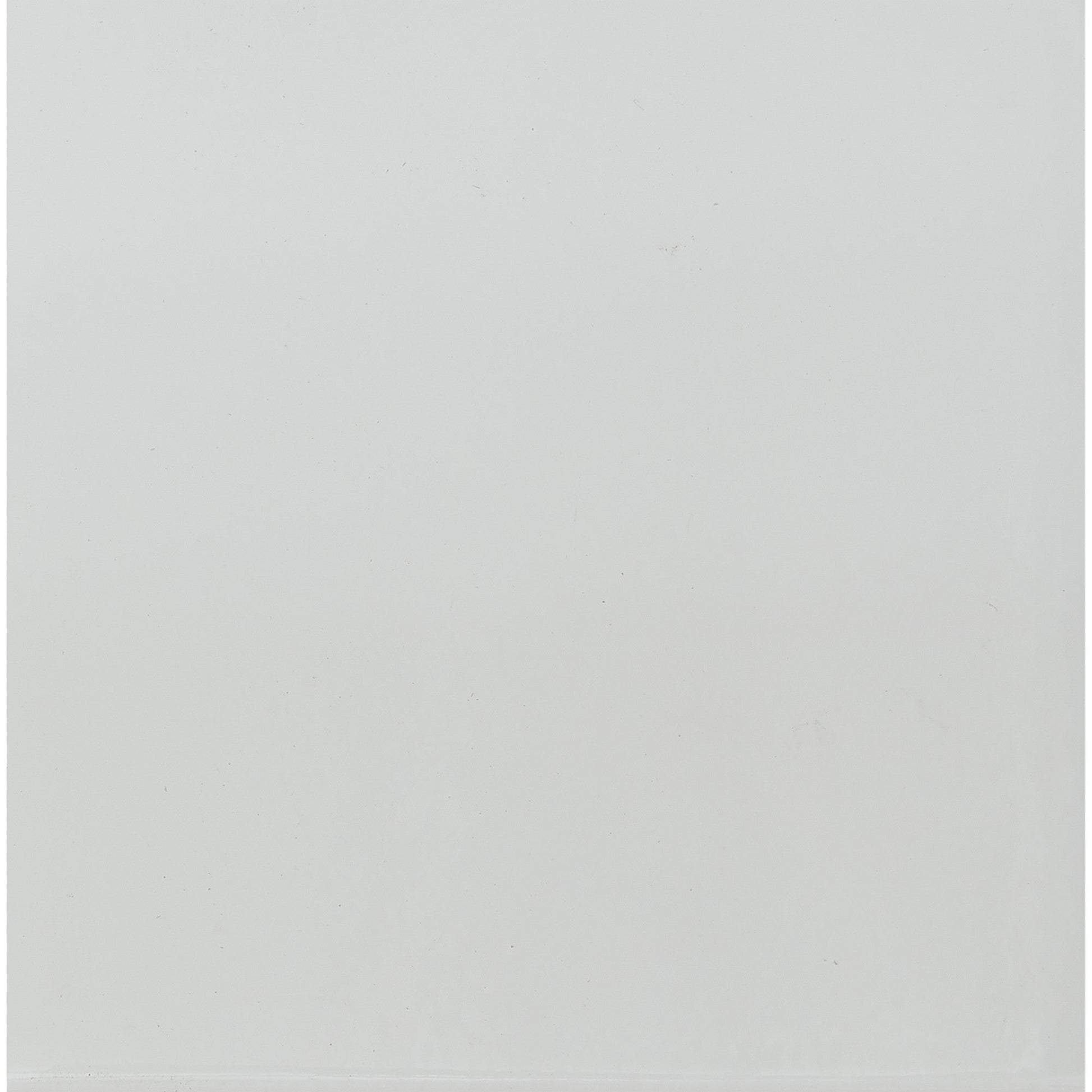 HomeRoots White And Grey Tone Geometrical Base With Rectangular Glass Top Dining Table