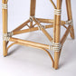 HomeRoots White And Tan Beige Rattan Counter Stool