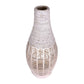 HomeRoots White Bamboo and Rope Floor Vase