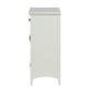 HomeRoots White Compact Stylish Cabinet With Marble Top