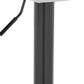 HomeRoots White Faux Leather Swivel Adjustable Bar Stool