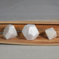 HomeRoots White Marble Diamond Sculpture