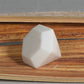HomeRoots White Marble Diamond Sculpture
