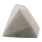 HomeRoots White Marble Diamond Sculpture
