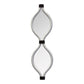 HomeRoots White Metal Teardrop Framed Wall Mirror