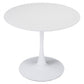 HomeRoots White Round Dining Table