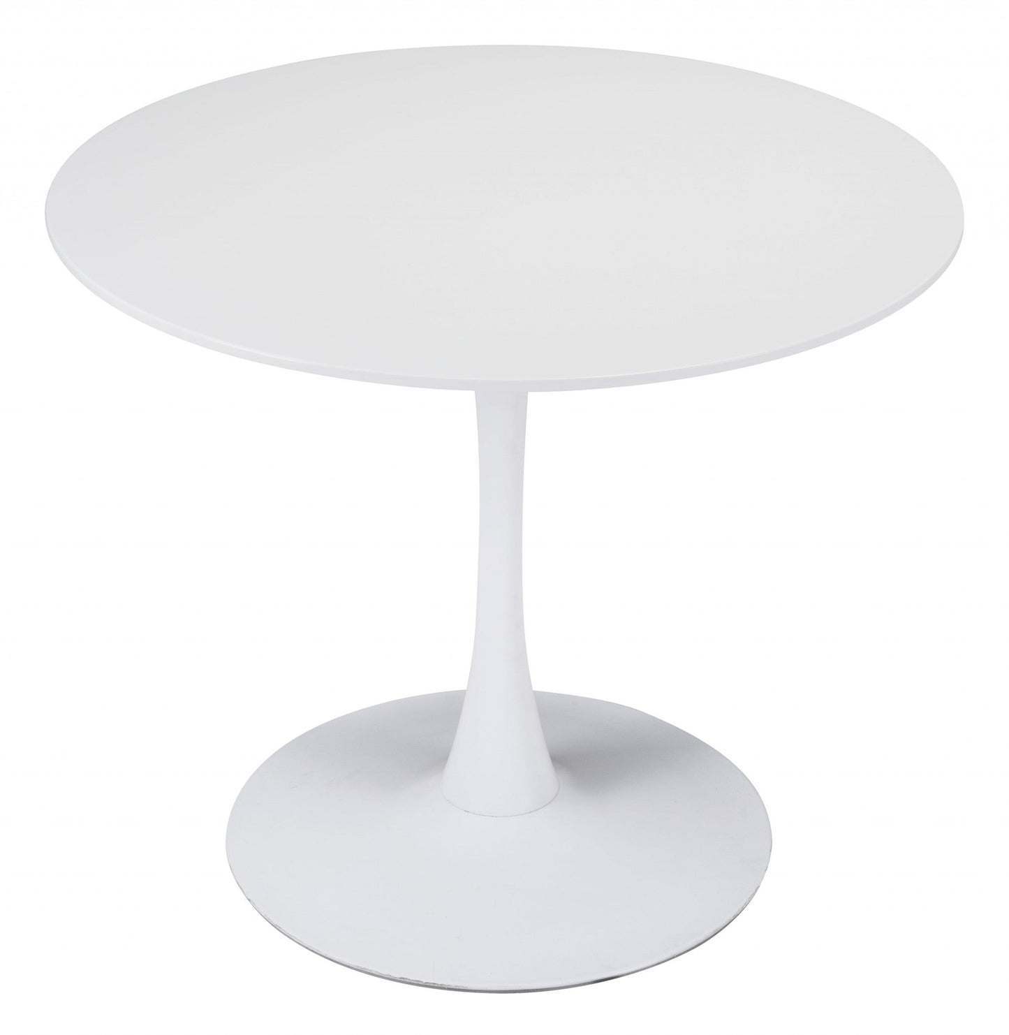 HomeRoots White Round Dining Table