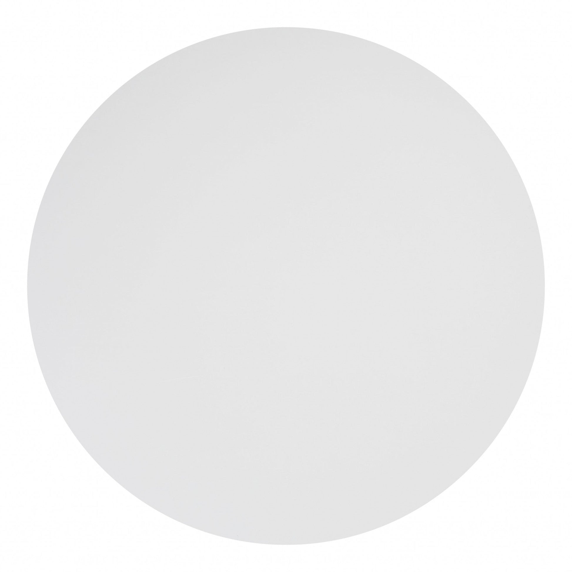 HomeRoots White Round Dining Table
