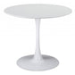 HomeRoots White Round Dining Table
