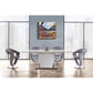 HomeRoots White Tone With Pedestal Style Base Dining Table