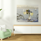 HomeRoots White Wine with Sailboat For Two City 1 Giclee Wrap Canvas Wall Art