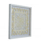 HomeRoots White and Natural Cut Paper Shadow Box Wall Art