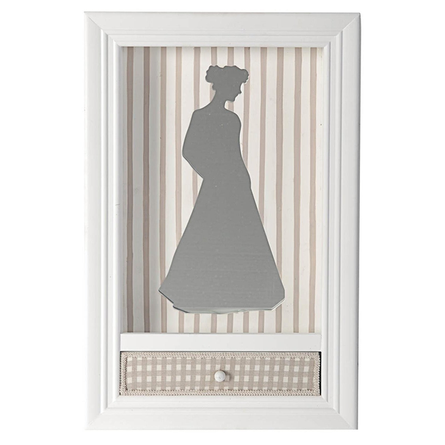 HomeRoots Woman Silhouette Shadowbox Wall Décor