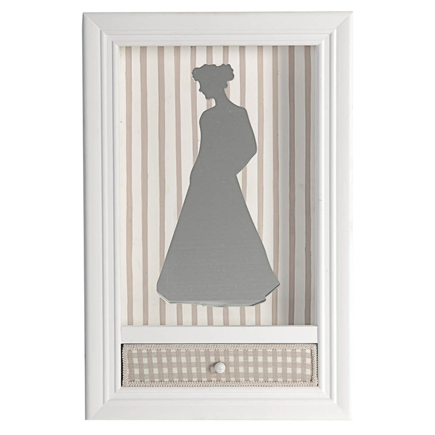 HomeRoots Woman Silhouette Shadowbox Wall Décor
