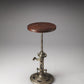 HomeRoots Wood And Metal Bar Stool With Antique Finish