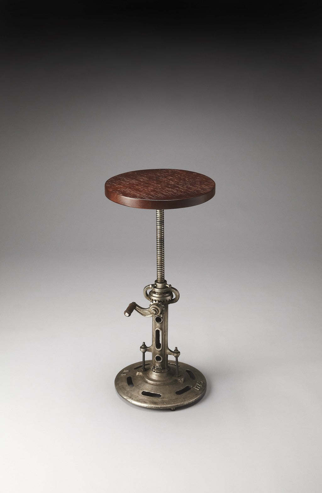 HomeRoots Wood And Metal Bar Stool With Antique Finish