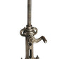 HomeRoots Wood And Metal Bar Stool With Antique Finish