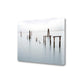 HomeRoots Wood Poles in the Water 2 Giclee Wrap Canvas Wall Art