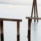 HomeRoots Wood Poles in the Water 2 Giclee Wrap Canvas Wall Art