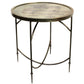 HomeRoots Wooden Folding End or Side Table in Brown Finish