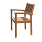 HomeRoots Woven Dining Chairs in Set of Two