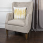 HomeRoots Yellow Ivory Grove of Trees Down Throw Pillow