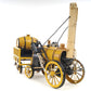 HomeRoots c1829 Yellow Rocket Steam Engine Model Sculpture