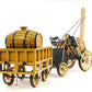 HomeRoots c1829 Yellow Rocket Steam Engine Model Sculpture