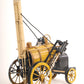 HomeRoots c1829 Yellow Rocket Steam Engine Model Sculpture