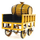 HomeRoots c1829 Yellow Rocket Steam Engine Model Sculpture