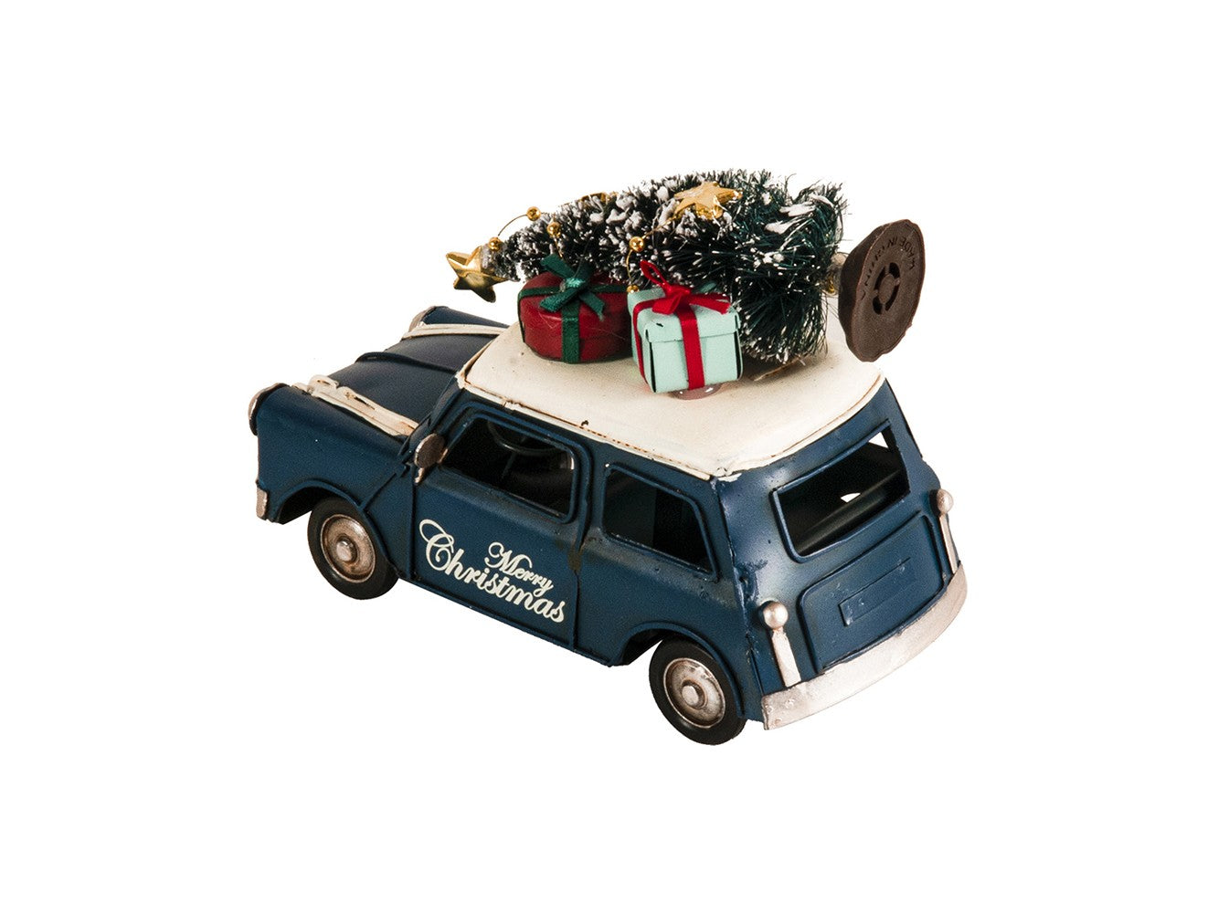 HomeRoots c19060s Mini Cooper Christmas Sculpture