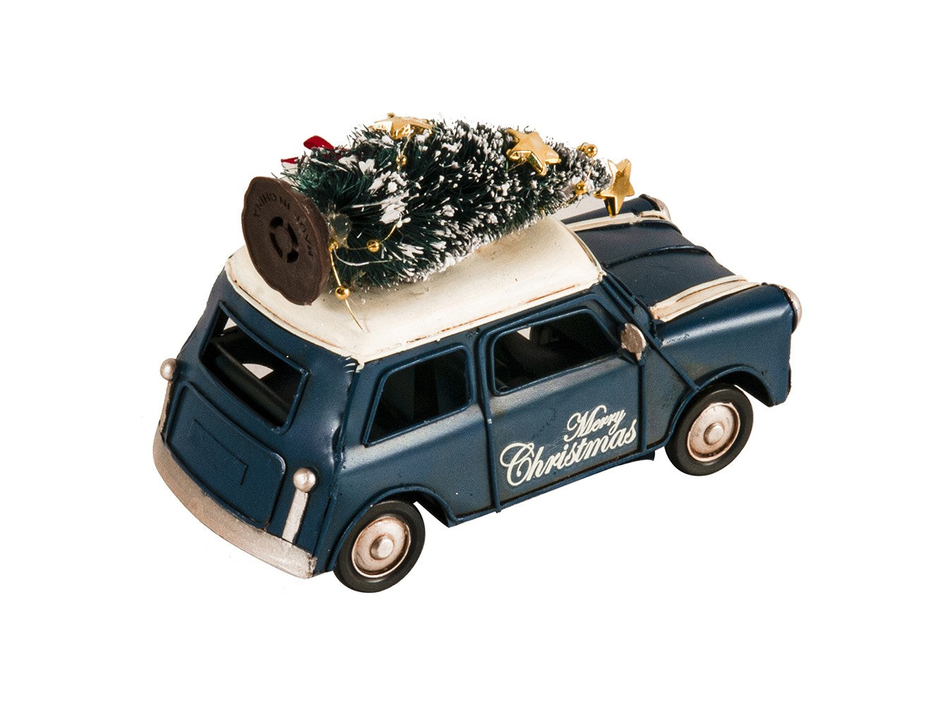 HomeRoots c19060s Mini Cooper Christmas Sculpture