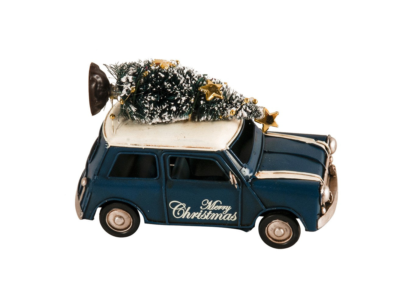 HomeRoots c19060s Mini Cooper Christmas Sculpture