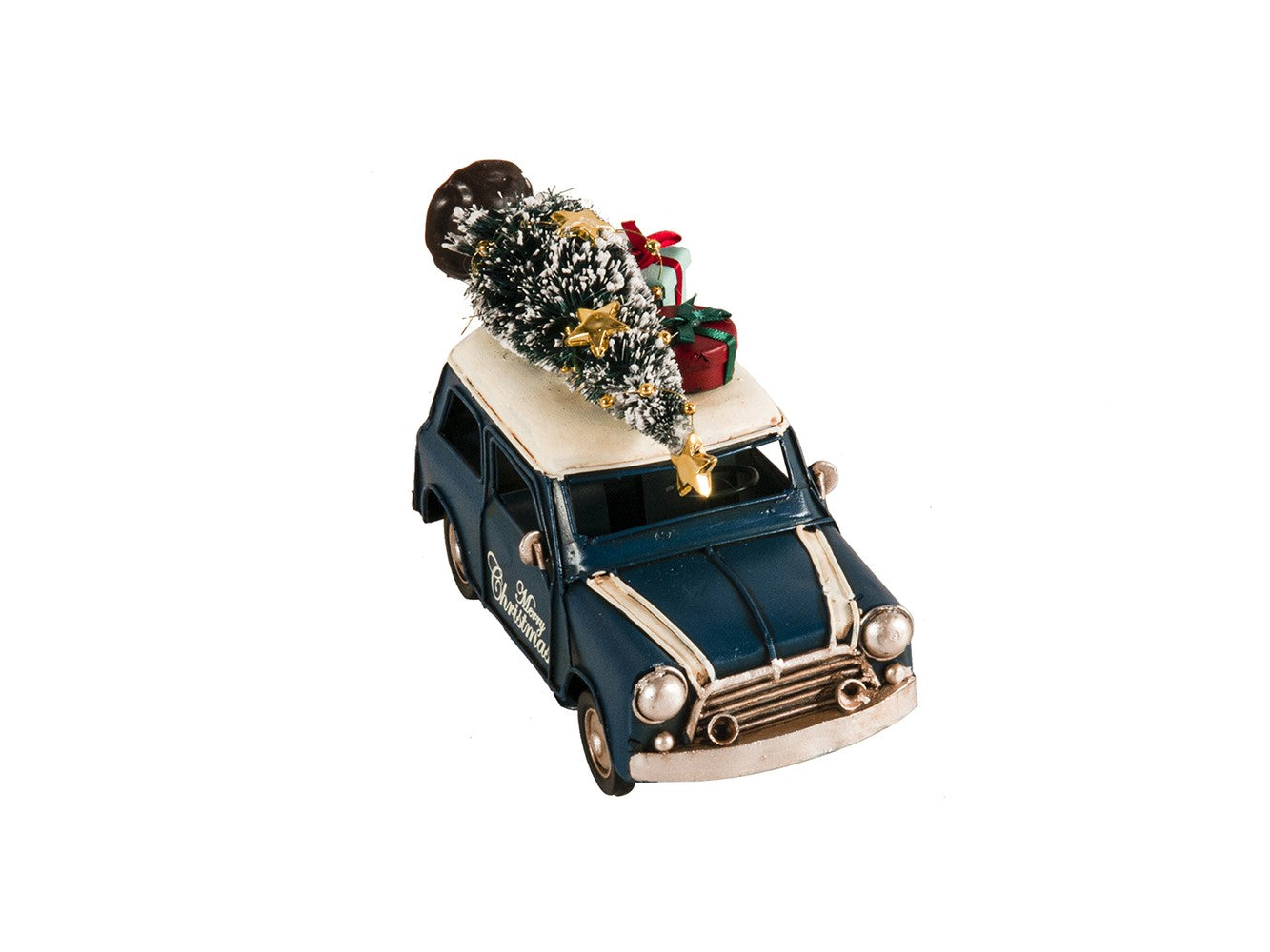 HomeRoots c19060s Mini Cooper Christmas Sculpture