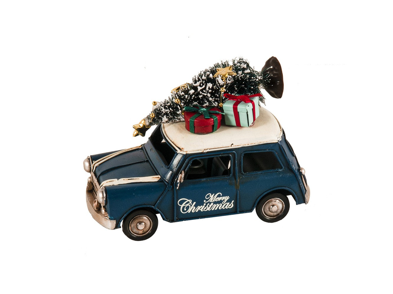 HomeRoots c19060s Mini Cooper Christmas Sculpture