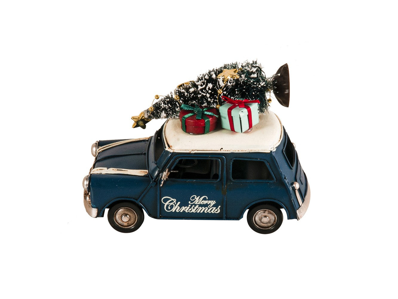 HomeRoots c19060s Mini Cooper Christmas Sculpture