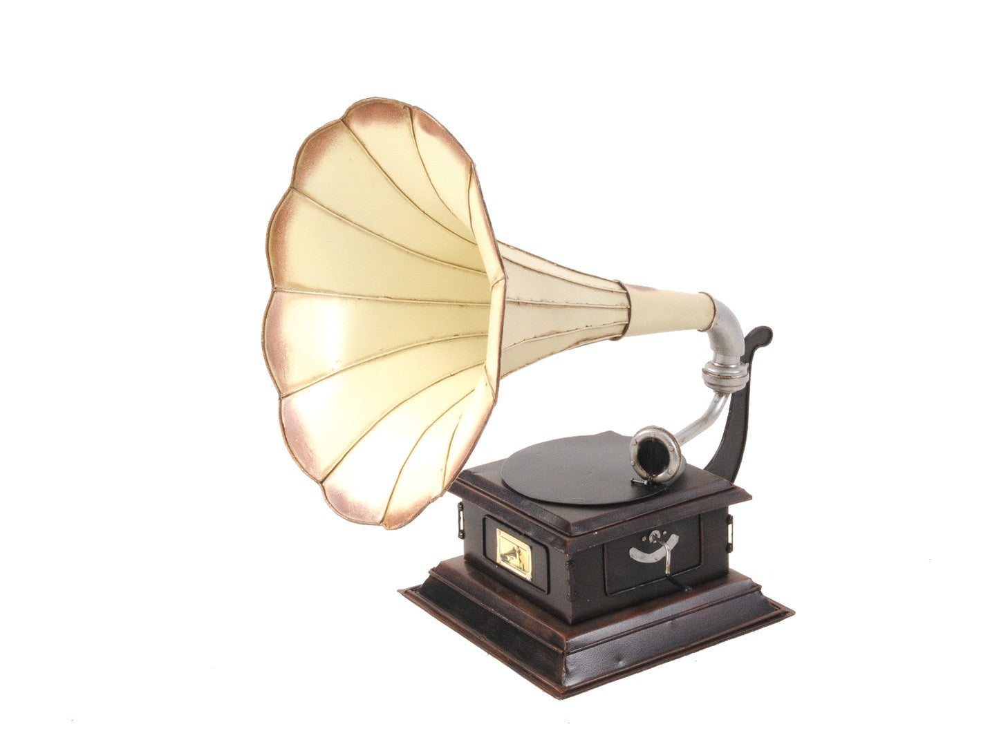 HomeRoots c1911 HMV Gramophone Built to Scale Model Sculpture