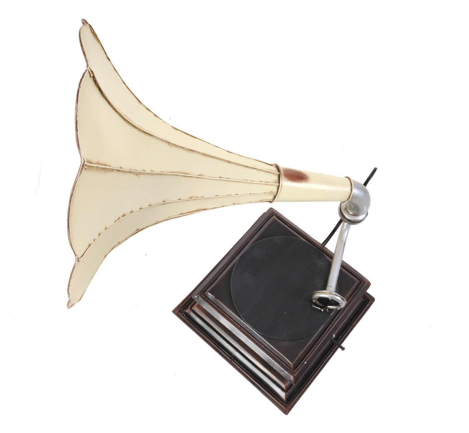 HomeRoots c1911 HMV Gramophone Built to Scale Model Sculpture