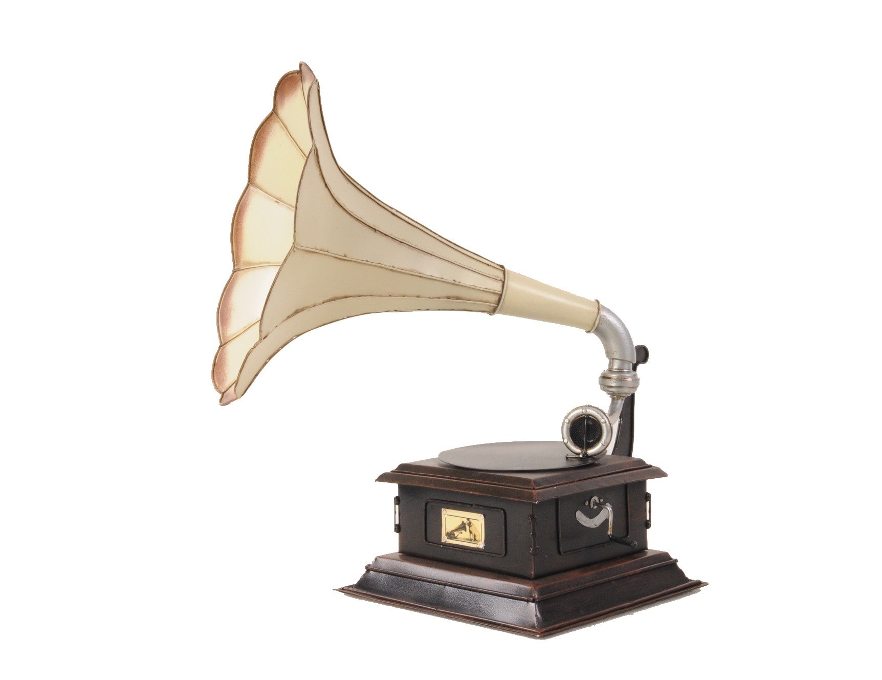 HomeRoots c1911 HMV Gramophone Built to Scale Model Sculpture