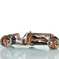 HomeRoots c1924 Bugatti Bronze and Silver Open Frame Racecar Sculpture