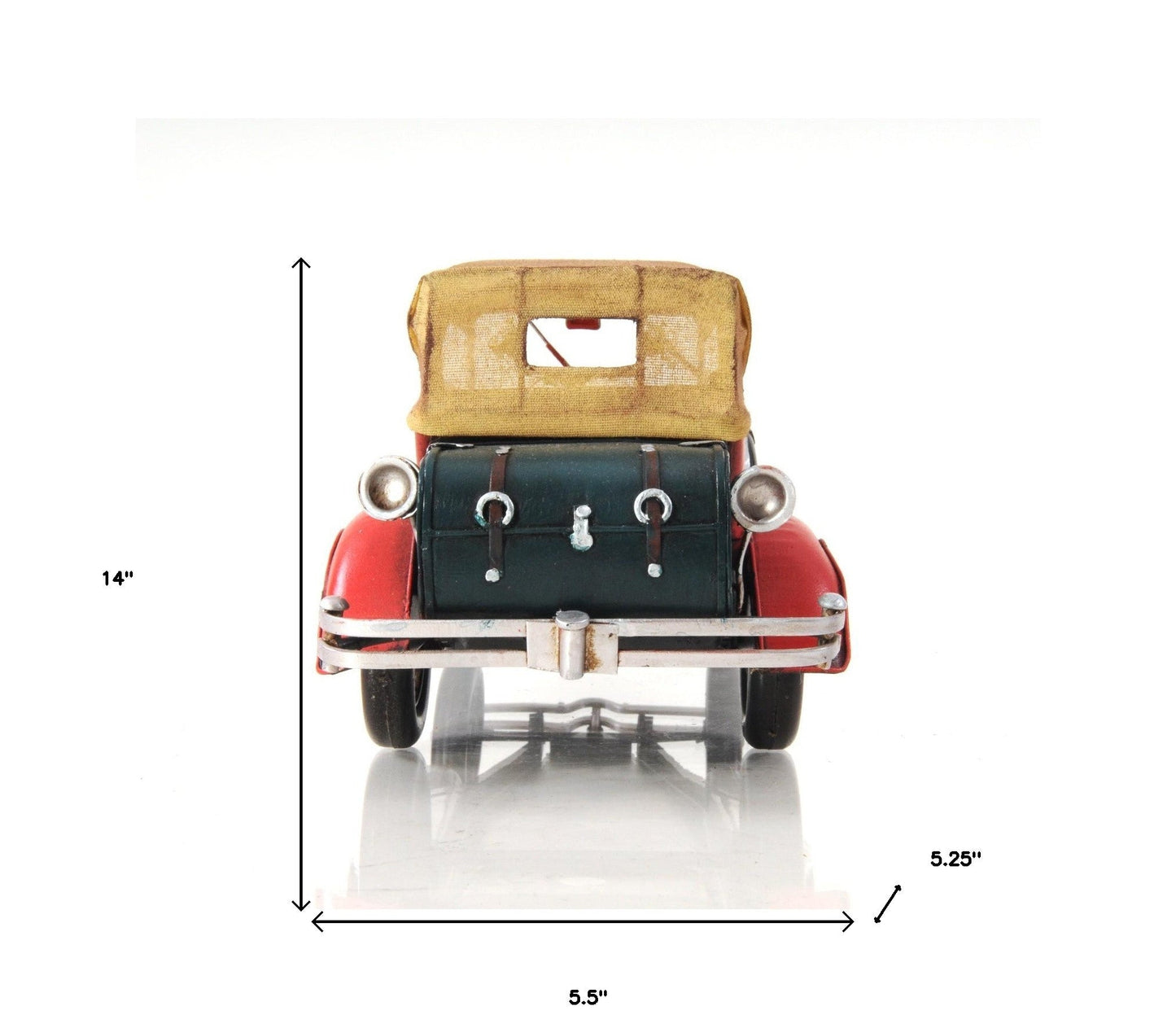 HomeRoots c1933 Vintage Red Duesenberg Model J Sculpture