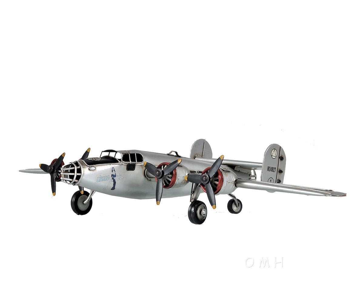 HomeRoots c1940 B-24 Liberator Bomber Sculpture