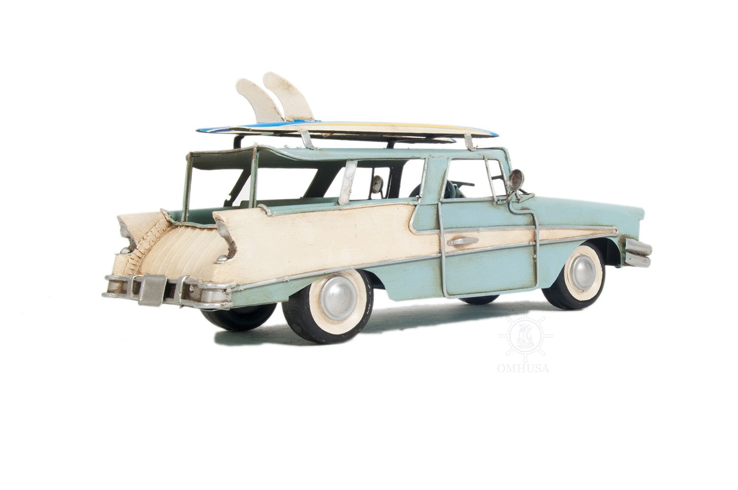HomeRoots c1957 Blue Ford Country Squire Station Wagon Sculpture