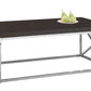 HomeRoots x Trestle Cappuccino and Chrome Coffee Table