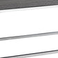 HomeRoots x Trestle Gray and Chrome Coffee Table