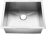 Homeplace Alto 23" Stainless Steel Radial Farmhouse Sink by Chemcore Industries