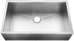 Homeplace Burke 32" Stainless Steel Radial Farmhouse Sink by Chemcore Industries