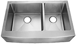 Homeplace Homer 35" Stainless Steel Zero-Edge Farmhouse Sink by Chemcore Industries
