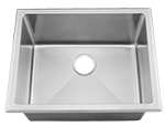 Homeplace Milam Laundry 23" Stainless Steel Radial Farmhouse Sink by Chemcore Industries